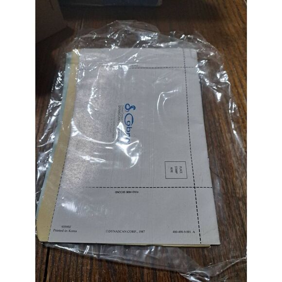 New Vintage 1988 Cobra 19 Plus 40 Channel CB Radio Original Box - Picture 7 of 11